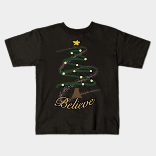 Christmas Believe Kids T-Shirt